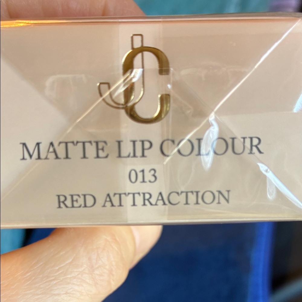 Jimmy Choo Seduction Collection Matte Lip Color Italy Red Attraction NEW - Picture 3 of 4